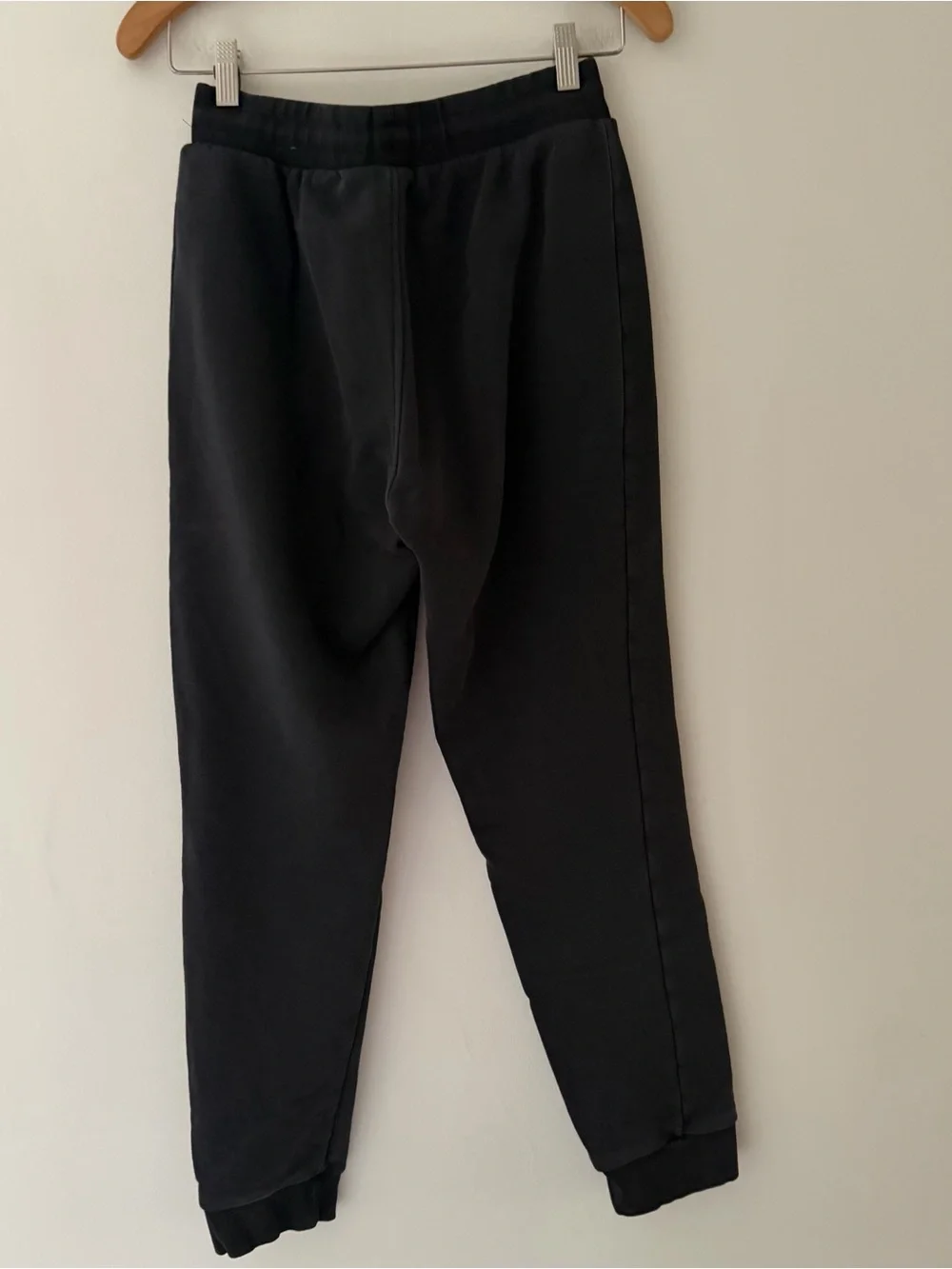 Adidas Original Trefoil Slim Fit Joggers Sweatpants Black Primegreen Size XS